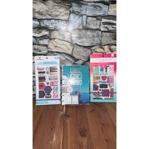 New Paper House 365 Day Workout Planner w/ Organizer Sticker Pads Bundle